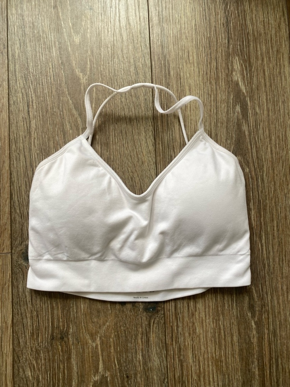 NVGTN White Cascade Seamless Bra